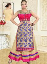 Rani Soft Net Party Wear Embroidery Work Readymade Salwar Suit